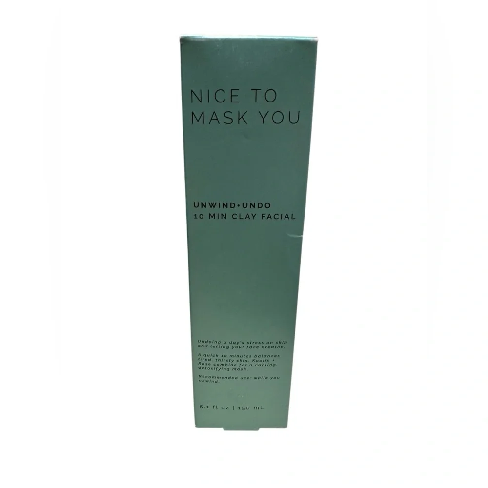 Sun & Moon Nice To Mask You Unwind + Undo 10 Minute Mask Kaolin Clay Skincare